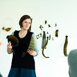 Julia Lohmann debuts new work at Vienna Design Week, October 2012.