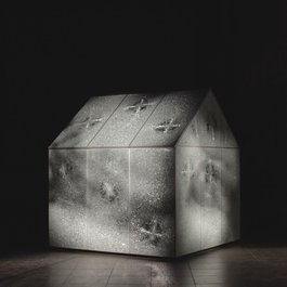 Stuart Haygarth exhibits 'Glass House' at the 2013 Venice Biennial.