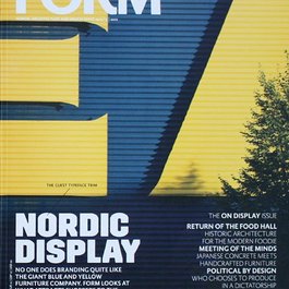 Formidable: Anton Alvarez is featured in FORM Sweden No.5, Nov. 2012