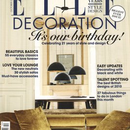 Elle Decoration features the work of Peter Marigold, October 2010