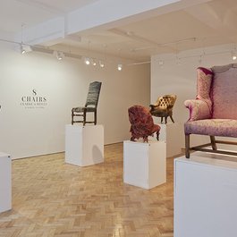 '8 Chairs' by Clarke & Reilly at Gallery Libby Sellers. Photography by Ed Reeve