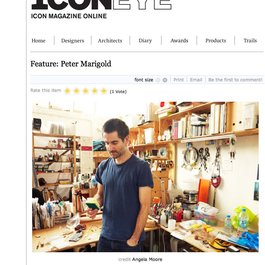 Peter Marigold is profiled by ICON Eye, June 28, 2013