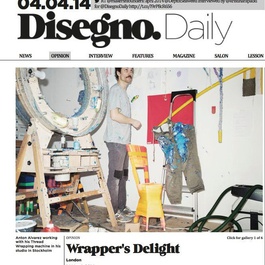 'Wrapper's Delight' by Anton Alvarez reviewed in Disegno Daily, March 2014