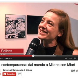 Gallery Director Libby Sellers interviewed at Miart, April 2014.