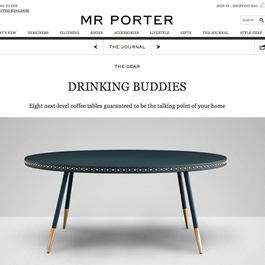 'Low Table' by Jo Nagasaka in MrPorter.com, August 2014