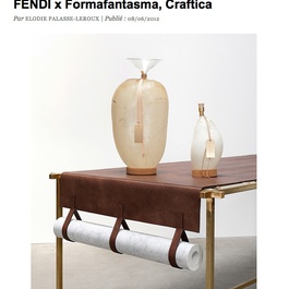 Formafantasma's Craftica for Fendi, June 2012