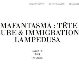 La Nuit Features Formafantasma, August 2014 