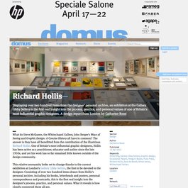 Review of 'Richard Hollis' on Domusweb.it, April 13, 2012