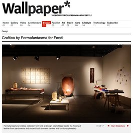 'Craftica' by Formafantasma featured on Wallpaper.com, June 15, 2012