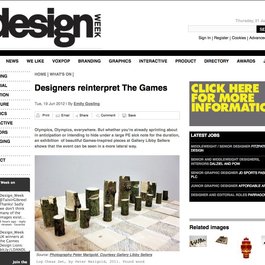 'Games' on Designweek, June 2012.