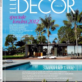 Libby Sellers and Peter Marigold highlighted in ELLE Decor Italia, July 2012