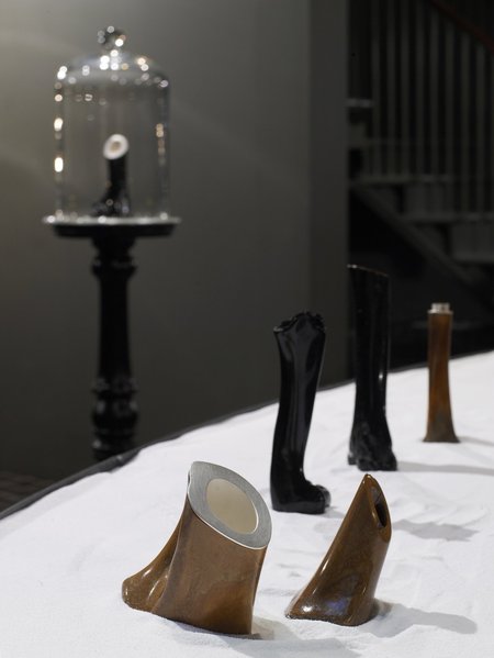 <p>Tidal Ossuary by Julia Lohmann and Gero Grundmann at Gallery Jacqueline Rabun, 2010. Photography by Gideon Hart</p>