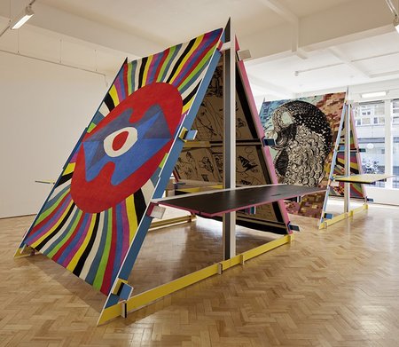 <p>M/M (Paris) Carpetalogue exhibition. Photography by Ed Reeve</p>