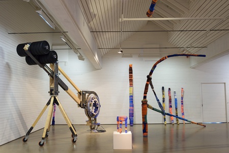 Thread Wrapping Architectures at Steneby Konsthall, 2014.