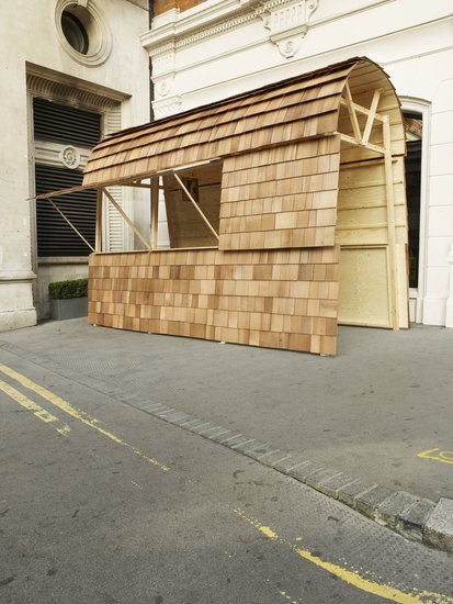 <p><strong>Glass Hill</strong>, The L Bar at the Andaz Hotel, London Design Festival, 2010</p><p>Pine wood shingles</p><p>Unique piece</p><p>Photography by Gideon Hart</p>