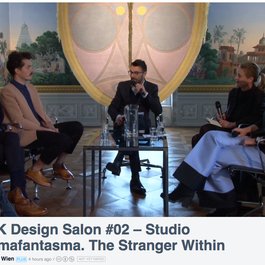 MAK Vienna's Design Salon with Formafantasma, Alice Rawsthorn and Libby Sellers, January 2014.