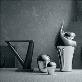 Aldo Bakker presents his collaboration with Georg Jensen at Salone Del Mobile, April 2014