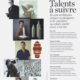 Stuart Haygarth's 'Tail Light' included in AD France, September 2008