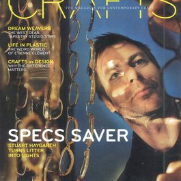 Crafts cover story on Stuart Haygarth, Jan./Feb. 2008