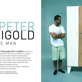 Man Made Man: Peter Marigold in Blue Design Brazil, January 2011