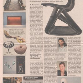 Peter Marigold and Formafantasma showcased in the Financial Times, June 9, 2012