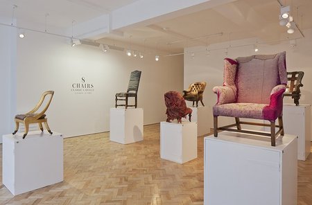 '8 Chairs' by Clarke & Reilly at Gallery Libby Sellers. Photography by Ed Reeve