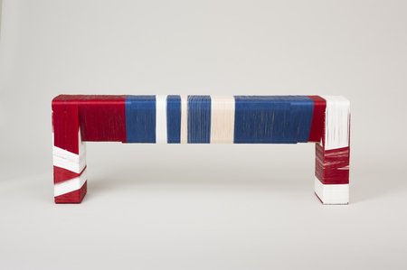 'Thread Wrapping Machine Bench 1' by Anton Alvarez. Photography by Paul Plews
