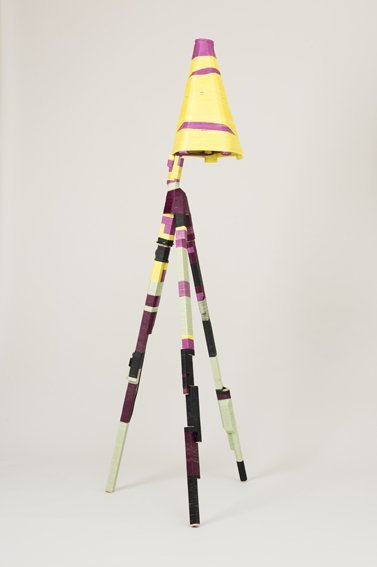 'The Thread Wrapping Machine Lamp 3' by Anton Alvarez, 2013. Photography by Paul Plews