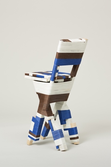 'The Thread Wrapping Machine Chair 2' by Anton Alvarez, 2013. Photography by Paul Plews