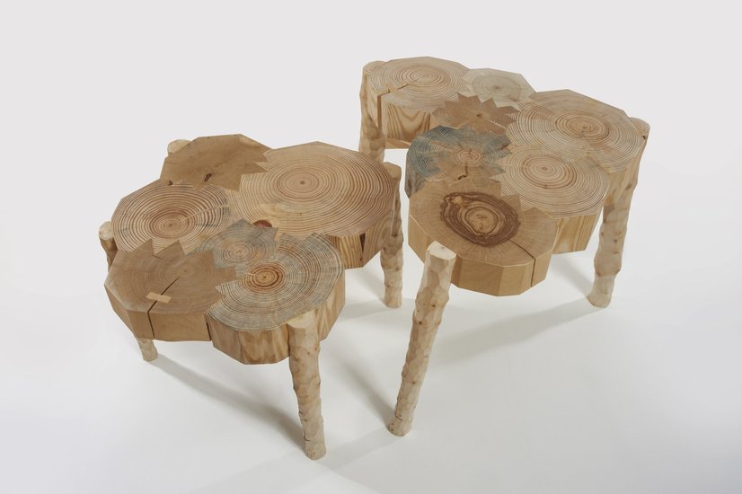 <p><strong>Fabien Cappello</strong>, Christmas Tree Project, 2011</p><p>Pine wood</p><p>Unique pieces</p><p>Photography by Gideon Hart</p>
