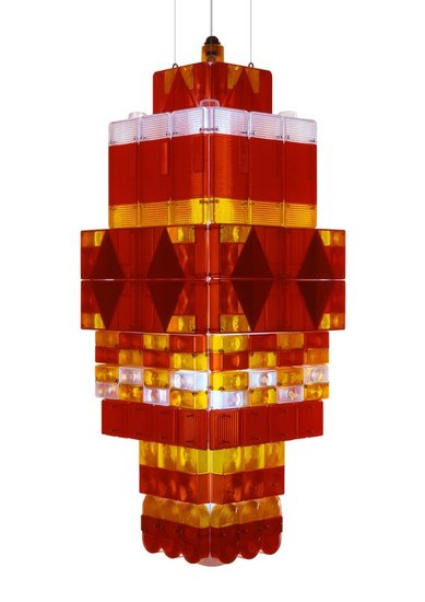 <p><strong>Stuart Haygarth</strong>, Tail Light, 2007</p><p>Acrylic, tail lights, fluro tube</p><p>140 H x 58 W x 58 D cms</p><p>Edition of 7</p>